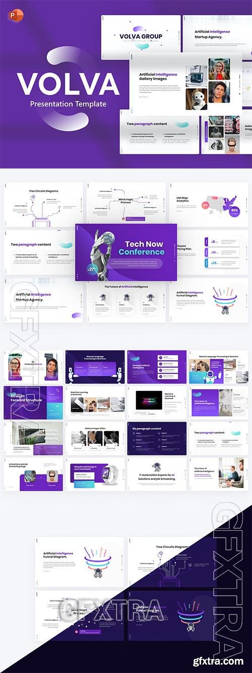 Volva Technology PowerPoint Template 4R4TTWW Volva Technology PowerPoint Template 4R4TTWW