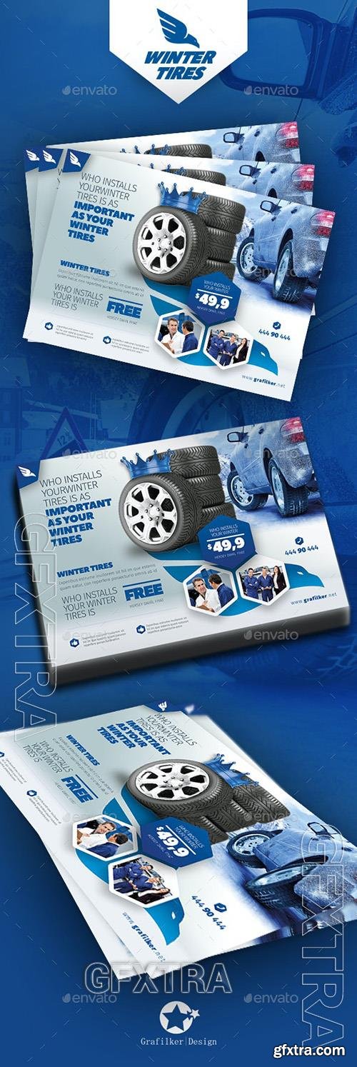 Automobile Tire Flyer Templates 18195267 Automobile Tire Flyer Templates 18195267