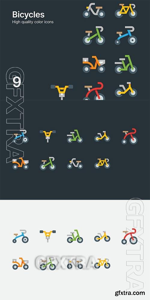 Bicycle Icons J57Q5T9 Bicycle Icons J57Q5T9