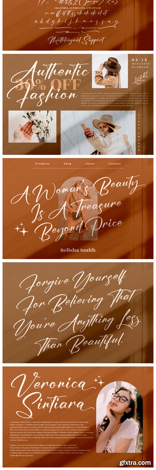 Australia Custom Font Australia Custom Font