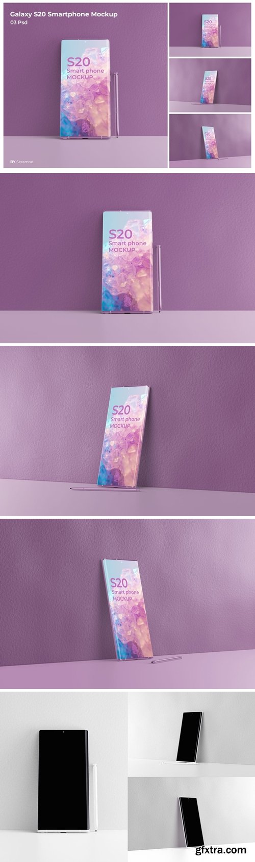 Galaxy S20 Smartphone Mockup