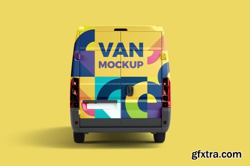 CreativeMarket - Van Mockup - 6 views 6202980