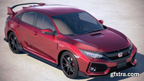 Honda Civic Type R 2018 3D Model