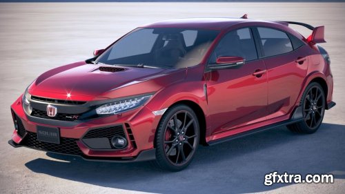 Honda Civic Type R 2018 3D Model