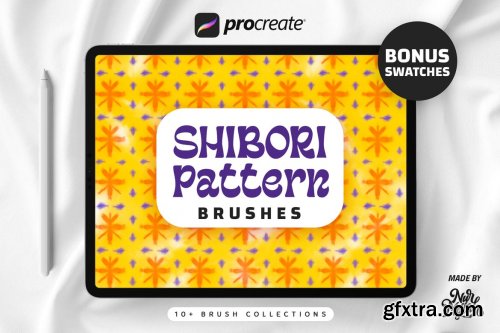 Procreate Shibori Pattern Brushes