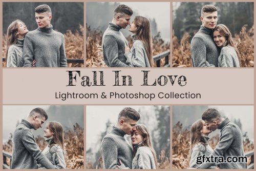CreativeMarket - Fall In Love Lightroom Ps LUT Preset 6366359