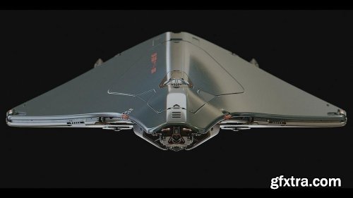 Stingray Battle Drone 3D Model