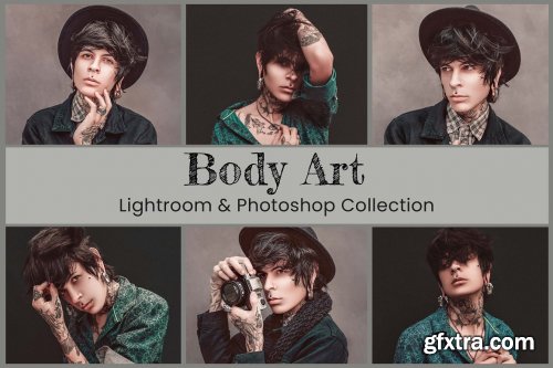 CreativeMarket - Body Art Lightroom Ps LUT Presets 6373979