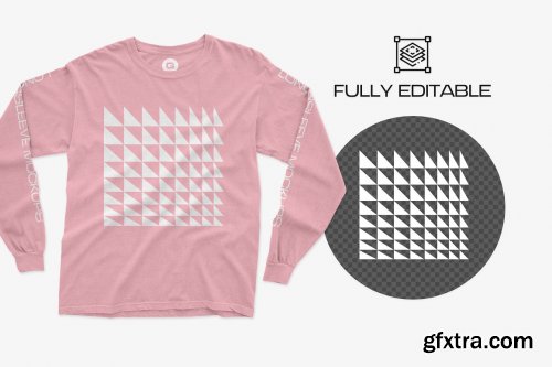 CreativeMarket - Comfort Colors Long Sleeve Mockups 5934053