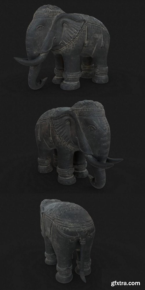 Ancient Elephant Statue