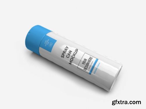 Aerosol Spray Tube 3D Mockup Bundle