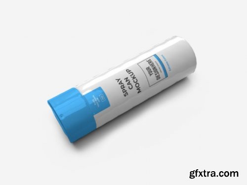Aerosol Spray Tube 3D Mockup Bundle