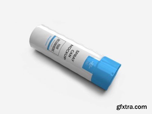 Aerosol Spray Tube 3D Mockup Bundle