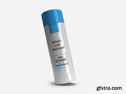 Aerosol Spray Tube 3D Mockup Bundle