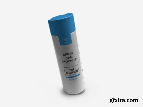 Aerosol Spray Tube 3D Mockup Bundle