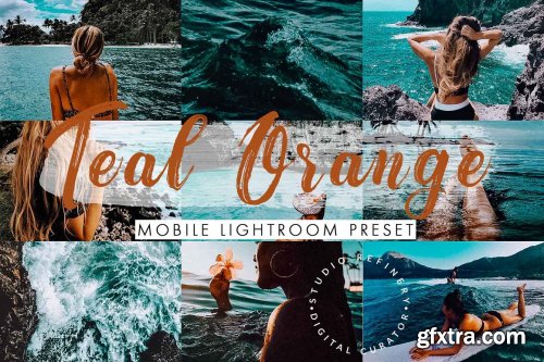 CreativeMarket - Teal Orange Mobile Lightroom Presets 4488157