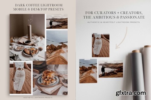 CreativeMarket - Dark Coffee Lightroom Presets 5269263