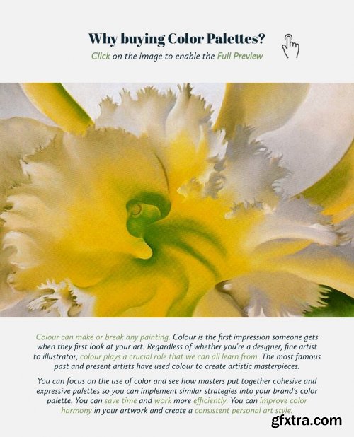 CreativeMarket - Georgia O' Keeffe Procreate Brushes 5549828