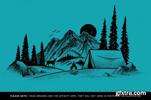 CreativeMarket - Stipple Shading Brushes for Affinity 4680212