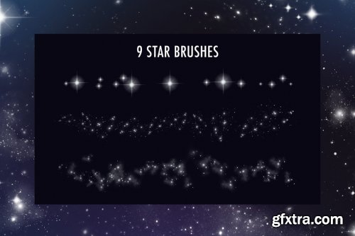CreativeMarket - Space Brush Set 5638938