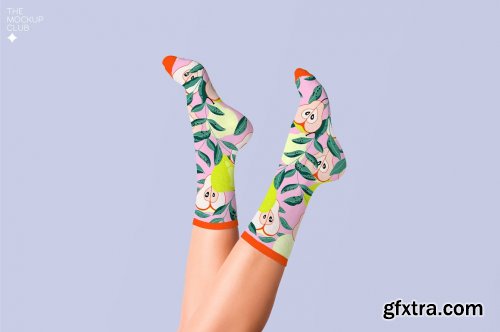 CreativeMarket - SOCKS MOCKUP SET 6423150