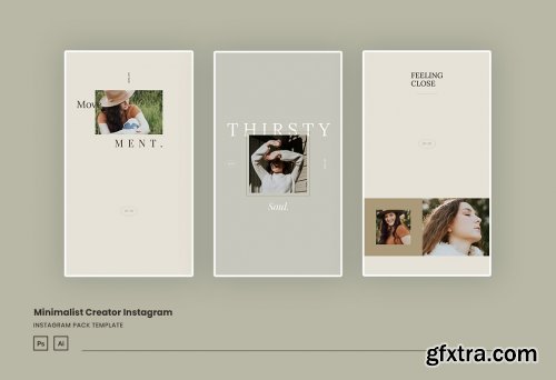 CreativeMarket - Minimalist Instagram for Creator 5370516
