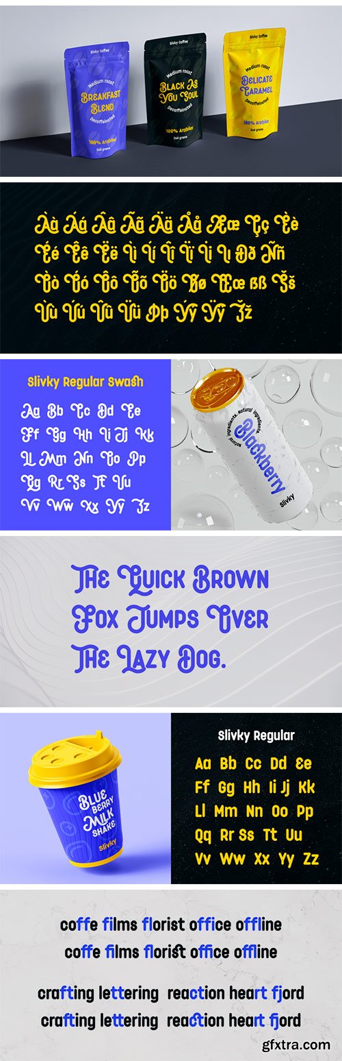 Slivky Font Family Slivky Font Family