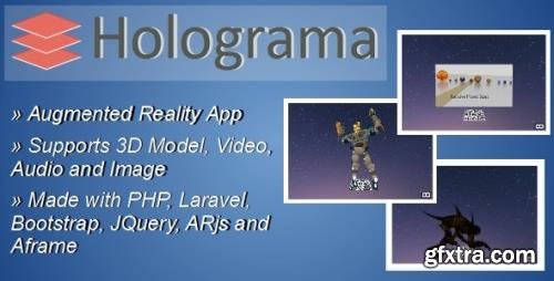 CodeCanyon - Holograma v2.2 - Augmented Reality Builder App - 24125100