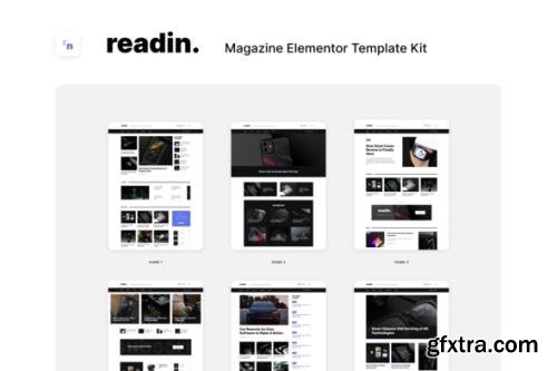 ThemeForest - Readin v3.4.3 - Blog & Magazine Elementor Template Kit - 33670923