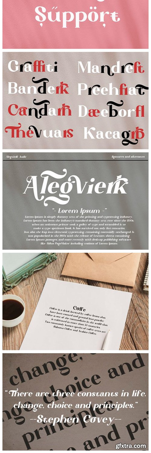 Alegvierk Font Alegvierk Font