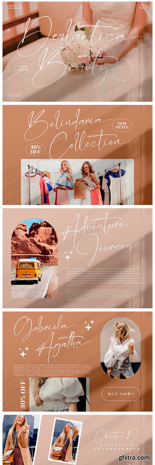 Derlantica Beauty Font Derlantica Beauty Font