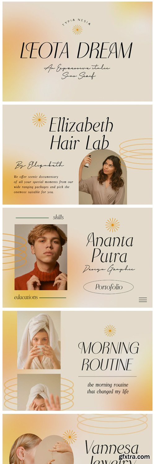 Leota Dream Font Leota Dream Font