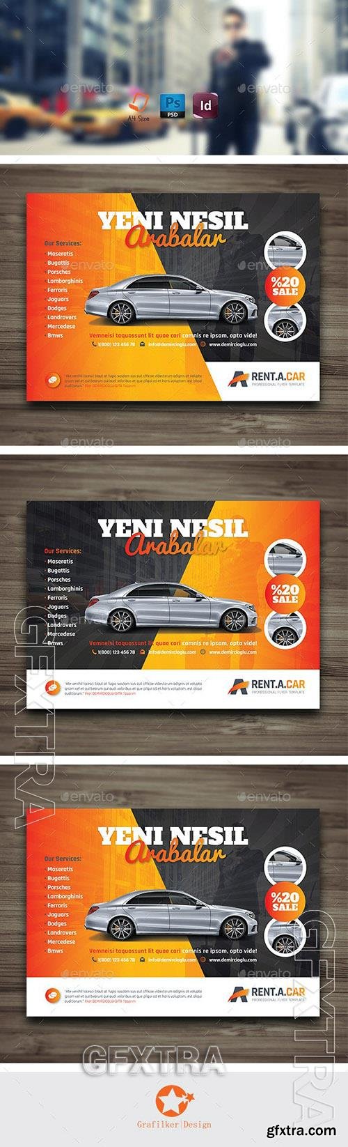 Rent A Car Flyer Templates 9967186