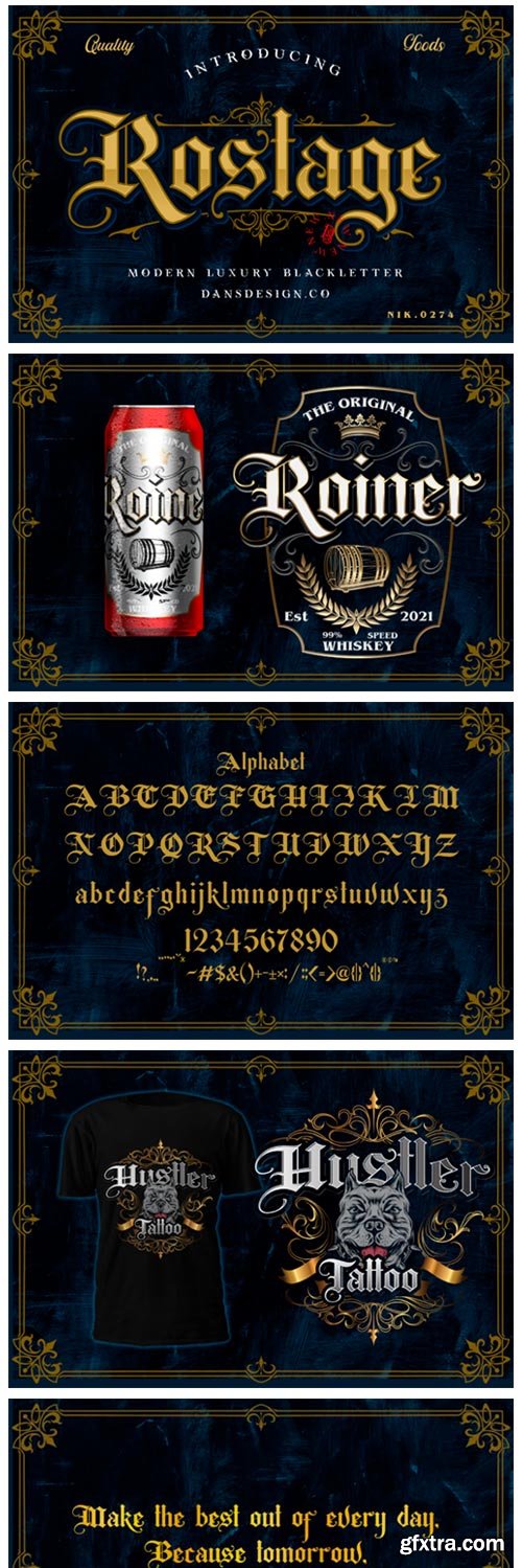 Rostage Font Rostage Font