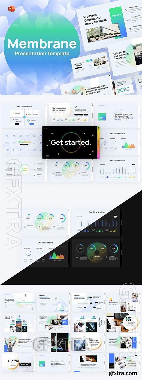 Membrane Creative PowerPoint Template U5AXF2G