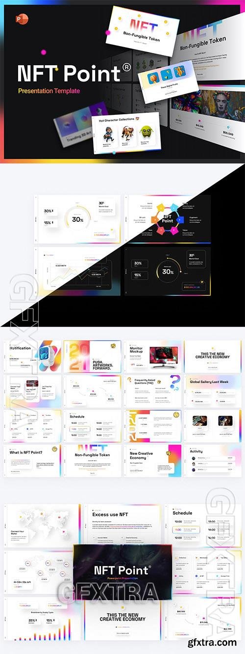 NFT Point Digital PowerPoint Template 4HTCZTW NFT Point Digital PowerPoint Template 4HTCZTW