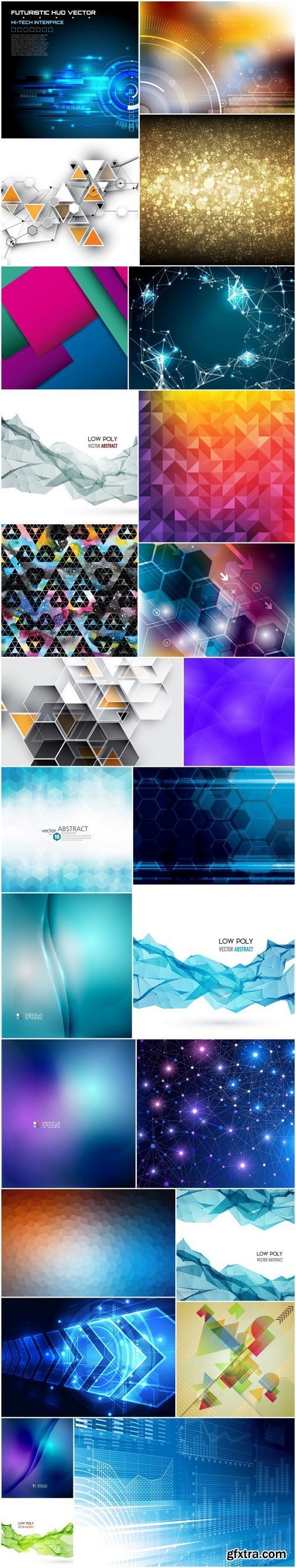 Amazing Abstract Backgrounds Collection #29, 25xEPS