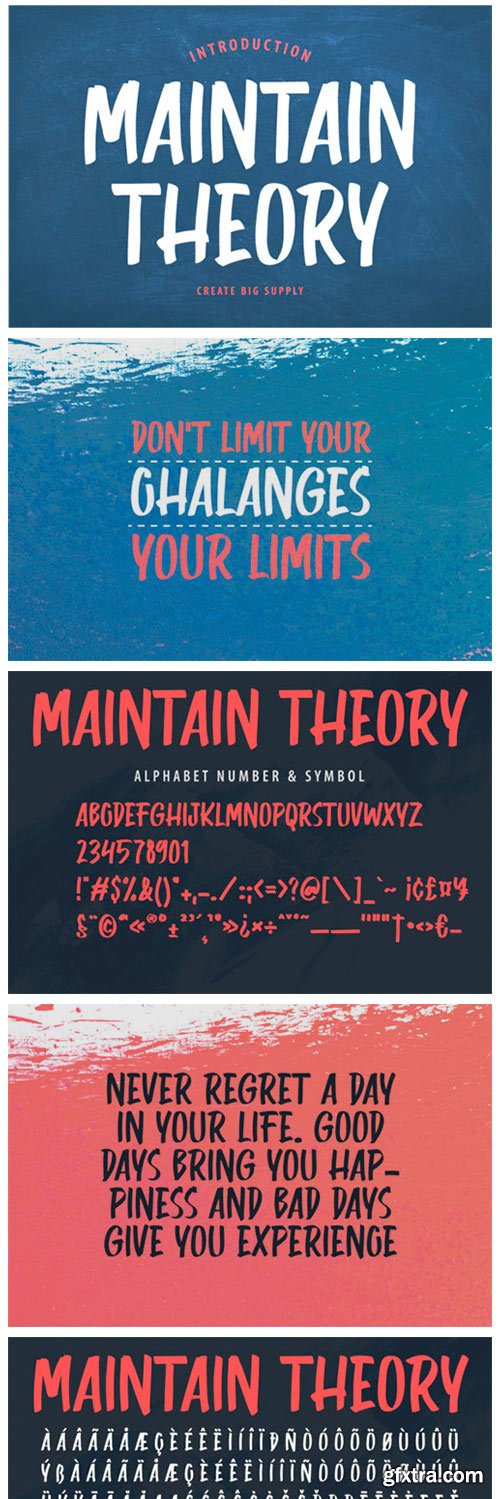 Maintain Theory Font Maintain Theory Font