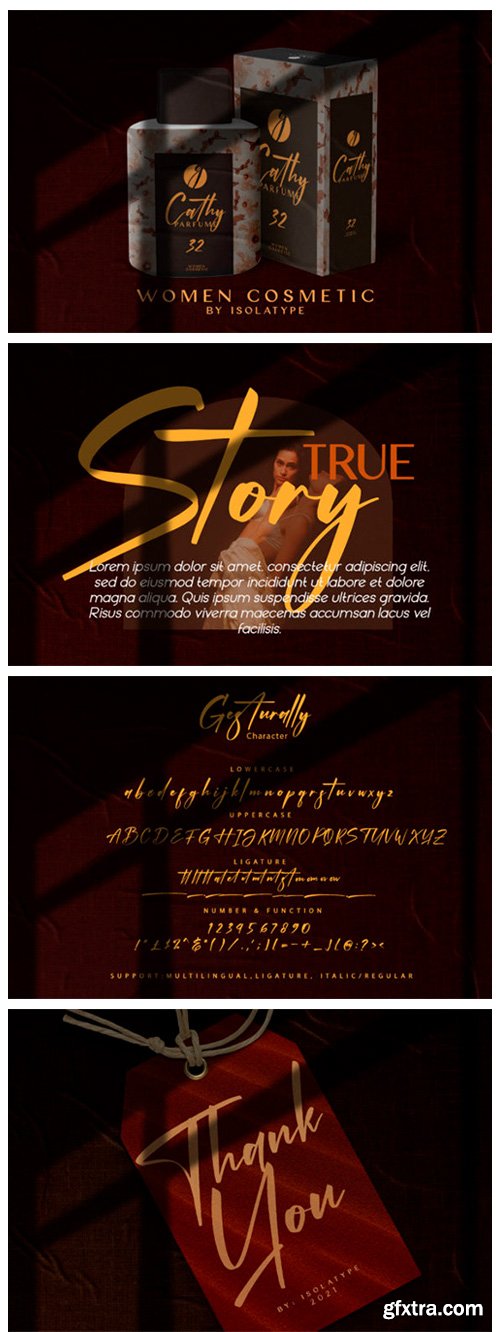 Gesturally Font Gesturally Font