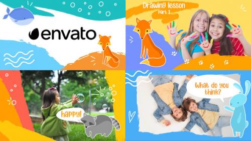 Videohive - Cartoon Kids Slideshow || FCPX - 33708176 - 33708176