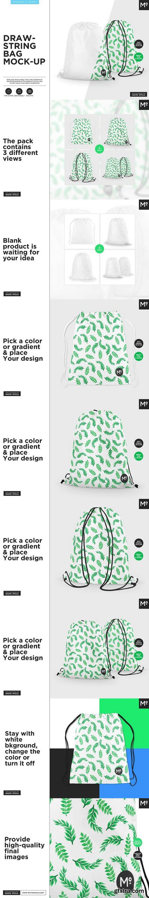 Drawstring Bag Mock-up