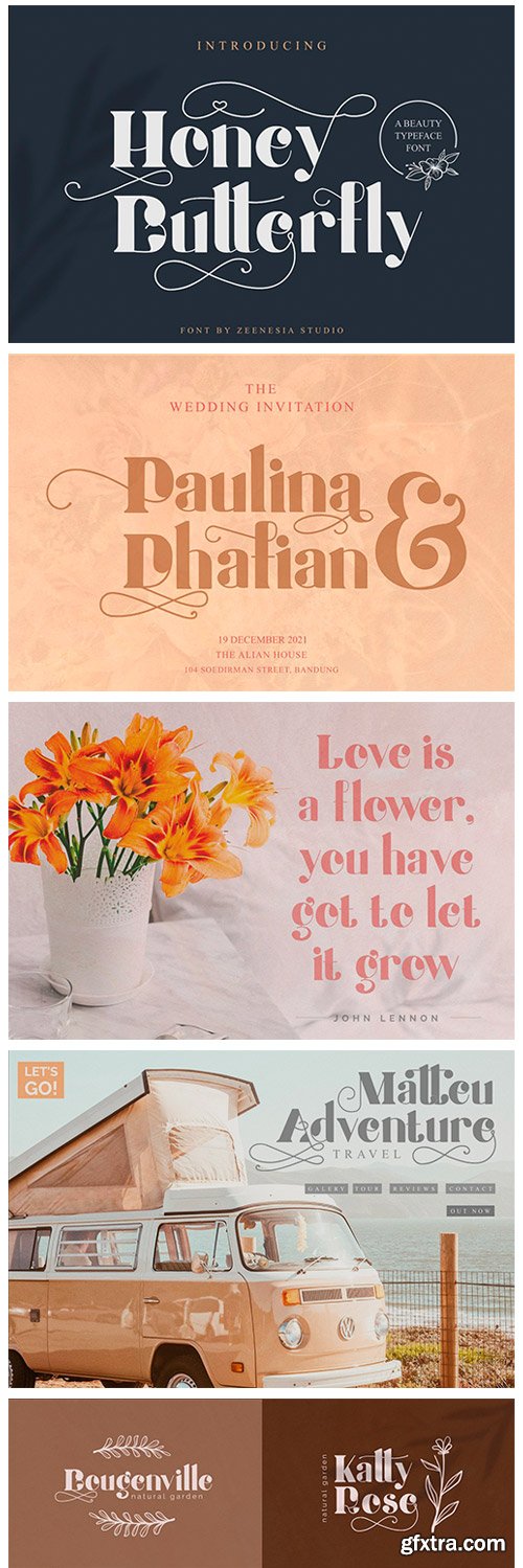 CM - Honey Butterfly - Beauty Typeface 6259713 CM - Honey Butterfly - Beauty Typeface 6259713