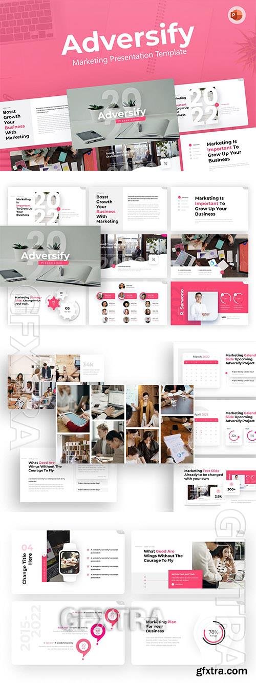 Adversify Marketing PowerPoint Template 6T8GCMM Adversify Marketing PowerPoint Template 6T8GCMM