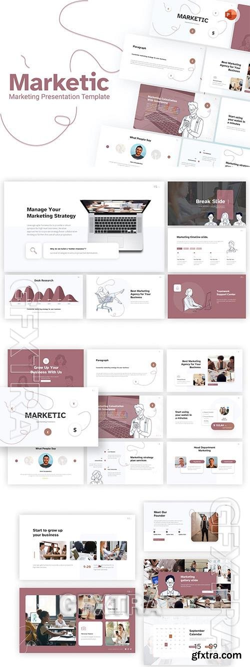 Marketic Marketing PowerPoint Template T4KXZ8B Marketic Marketing PowerPoint Template T4KXZ8B