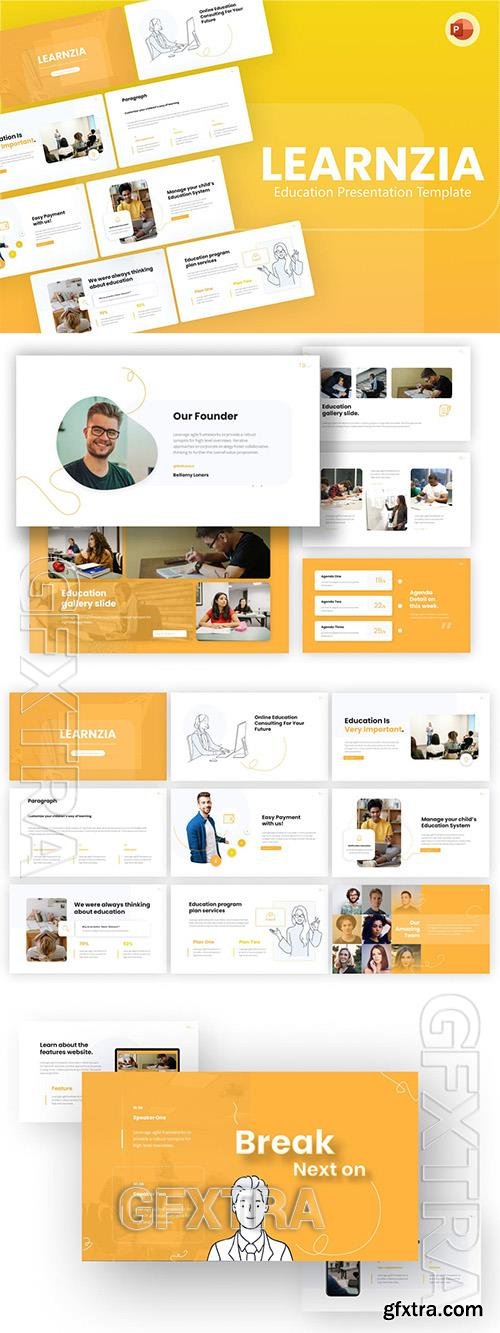 Learnzia Education PowerPoint Template VLNW9U3