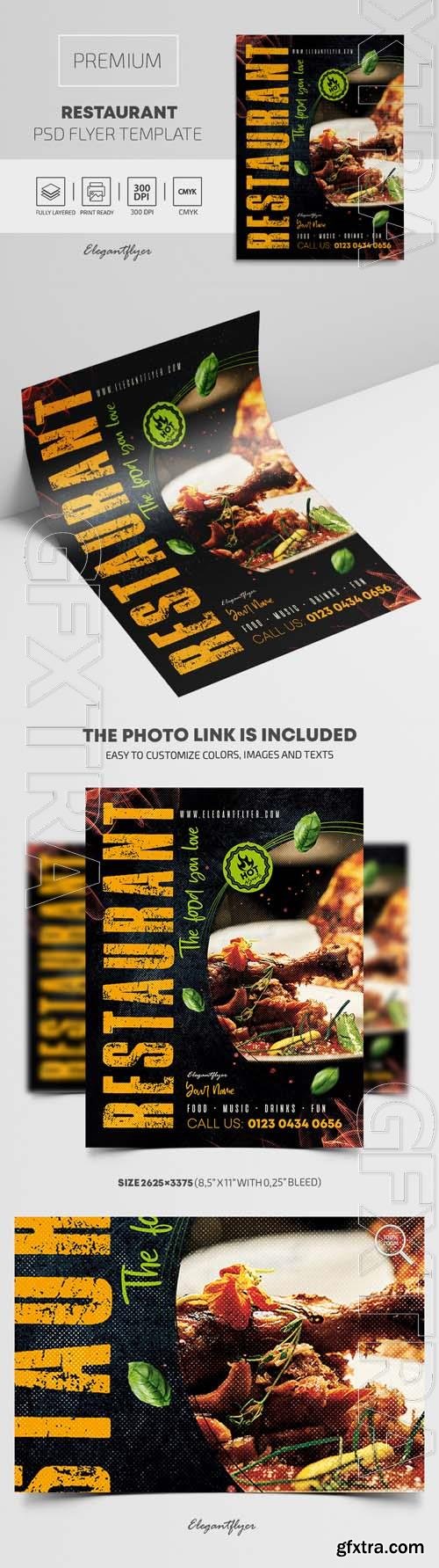 Restaurant Premium PSD Flyer Template vol 2 Restaurant Premium PSD Flyer Template vol 2