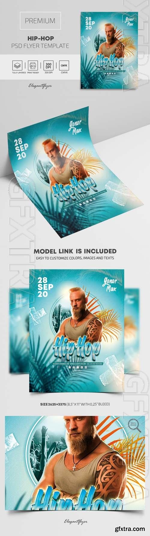 Hip Hop Premium PSD Flyer Template Hip Hop Premium PSD Flyer Template