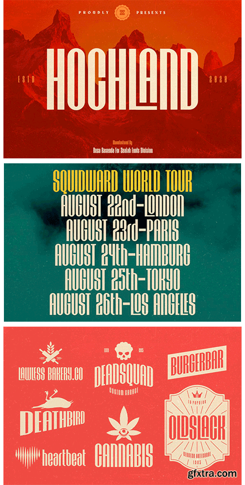 Hochland Font Hochland Font