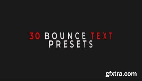 30 Bounce Text Presets 102977 30 Bounce Text Presets 102977
