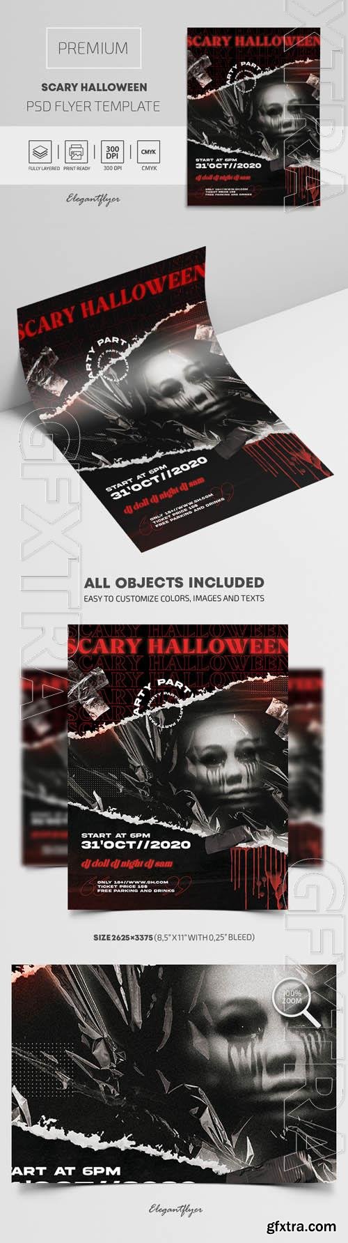 Scary Halloween Premium PSD Flyer Template vol 4 Scary Halloween Premium PSD Flyer Template vol 4